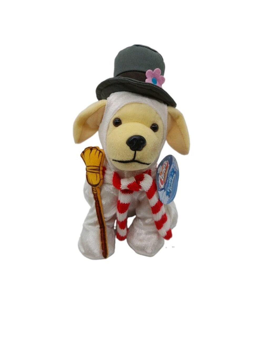 Raising Canes Frosty the Snowman Pup 2018 Christmas Holiday Plush Dog 10"